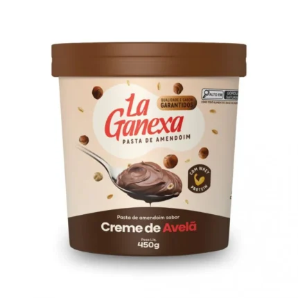 Pasta de Amendoim Integral Gourmet (450g) - Sabor: Creme de Avelã (nova Embalagem)