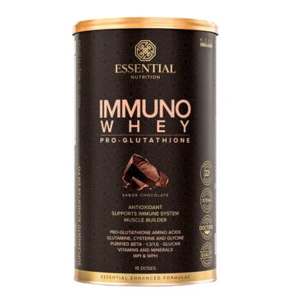 Whey Protein Immuno Whey Chocolate Essential Nutrition 465g U Unica